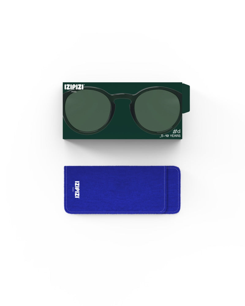 Nærbilde av glass på Solbriller Junior Sun #D Bakelite Green
