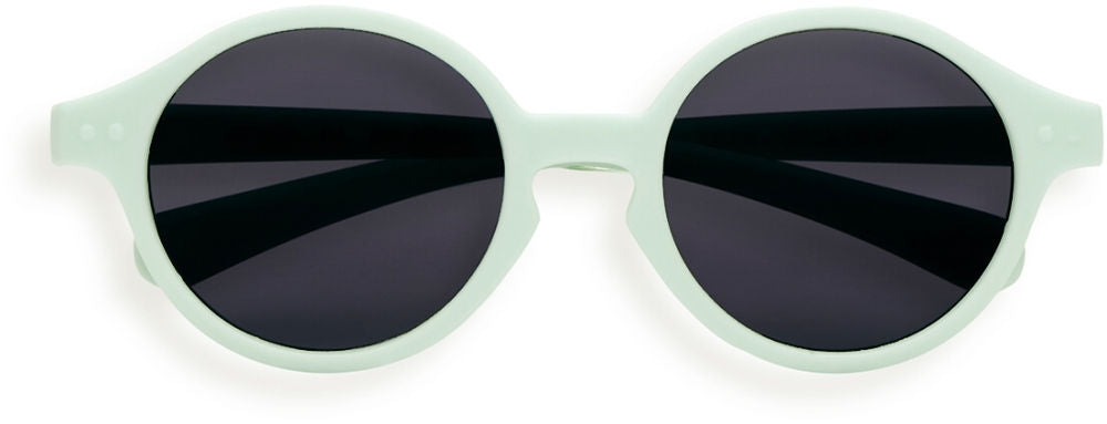 Solbriller Sun Kids aqua green for barn 9-36 måneder forfra