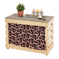 Søletebord Little Leo 80x40x55 cm sypresstre forfra