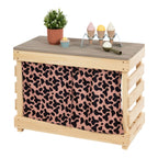 Søletebord Little Leo 80x40x55 cm sypresstre forfra