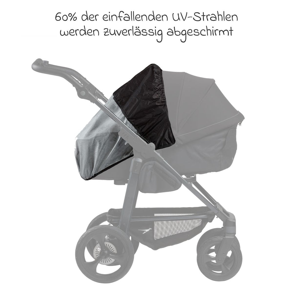 Solskjerming til Mono 3, Mono 4 og Pro kombivogn bakside