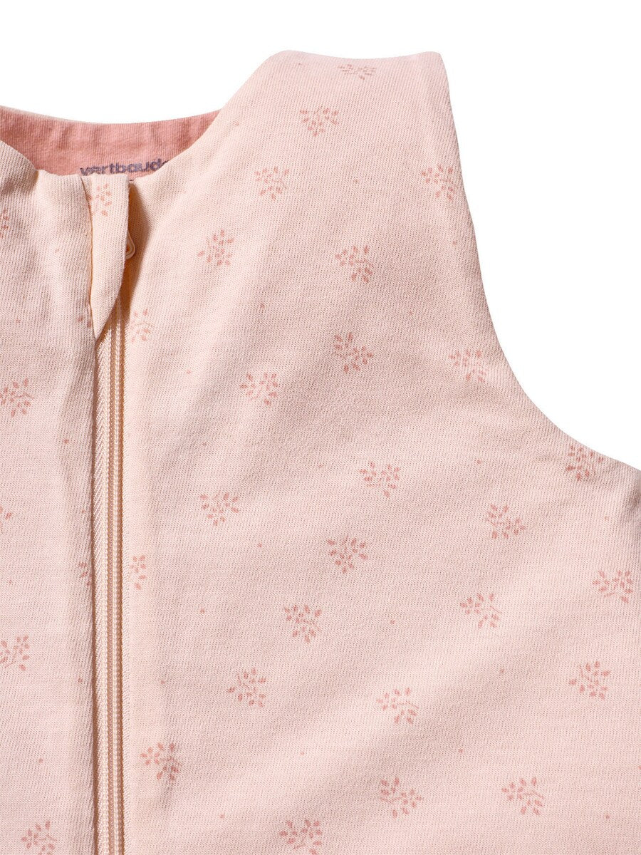 Detalj av glidelås på Sommer-sovepose for baby BALI jersey bomull TOG 1
