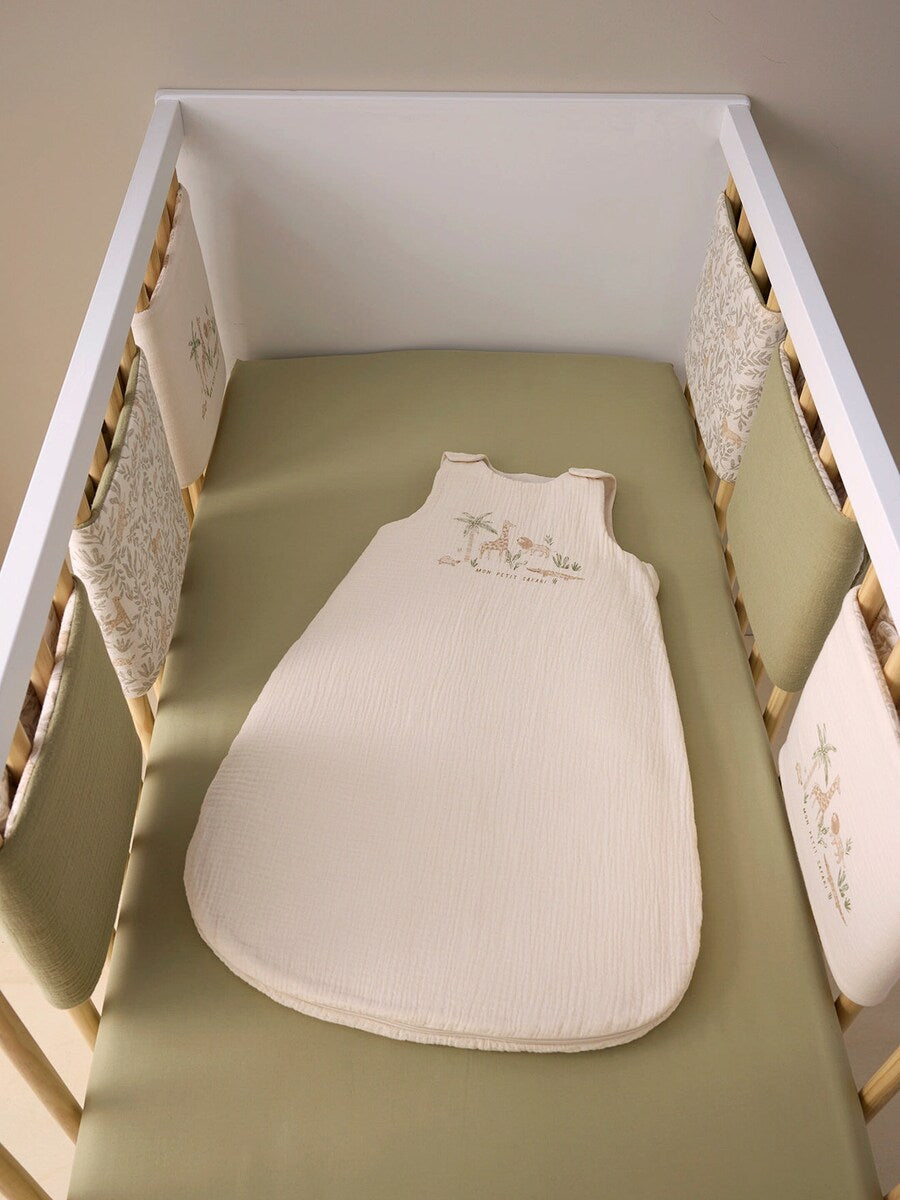 Bakside av Sommersovepose for baby musselin bomull TOG 1