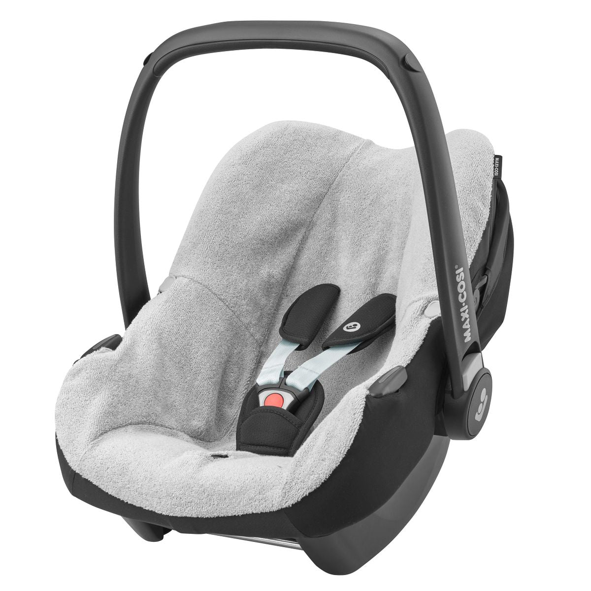 Sommertrekk til babystol CabrioFix i-Size i bomull - Maxi-Cosi forfra