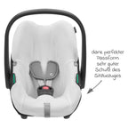 Sommertrekk til CabrioFix i-Size/Pebble S i økologisk bomull bakside