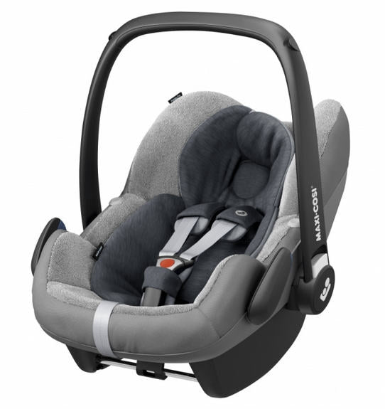 Sommertrekk til bilstol Pebble Plus/Rock Fresh Grey Maxi-Cosi forfra