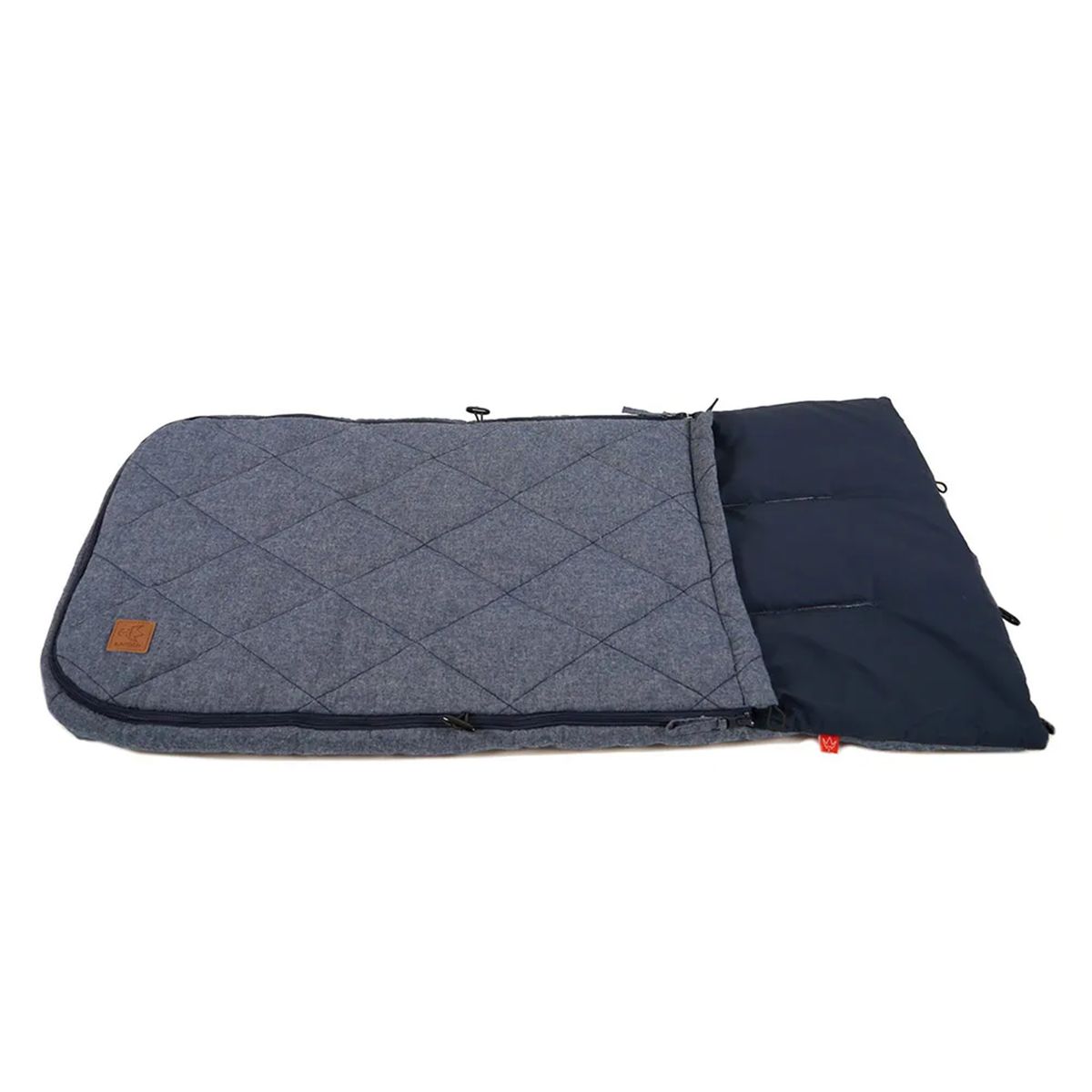 Sommervognpose Nikko i bomull, 89 x 40 cm, Navy Melange bakside