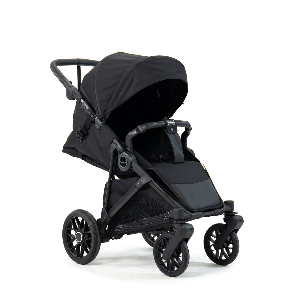 Sonic terrengbuggy med 107 cm liggelengde Urban Black detalj av sammenleggsystem