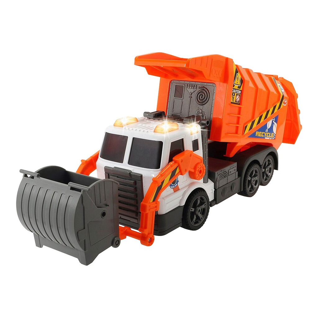 Søppelbil Garbage Truck med lyd og lys 46 cm bakside