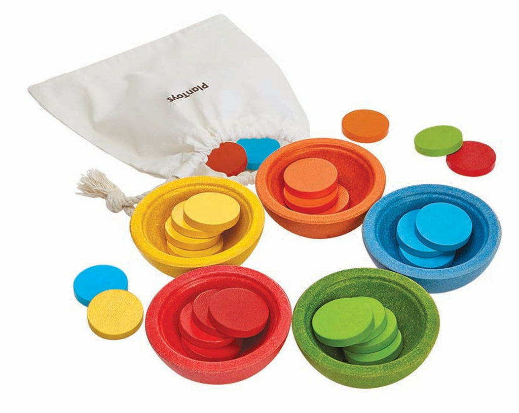 Sorterings- og tellespill i tre fra 18 mnd - PlanToys forfra