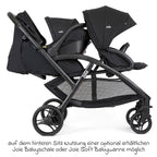 Søskenvogn Evalite Duo 10 kg sammenfoldet