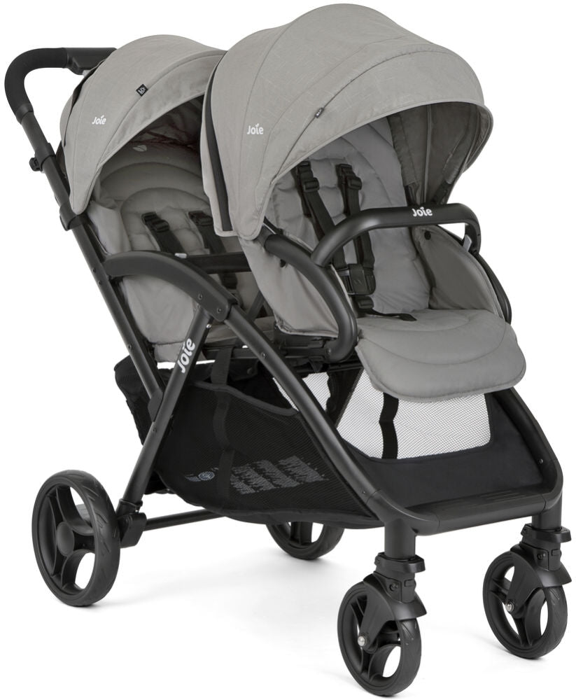 Søskenvogn Evalite Duo tandem 11 kg sammenleggbar forfra