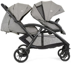 Montert Søskenvogn Evalite Duo tandem 11 kg sammenleggbar på tur