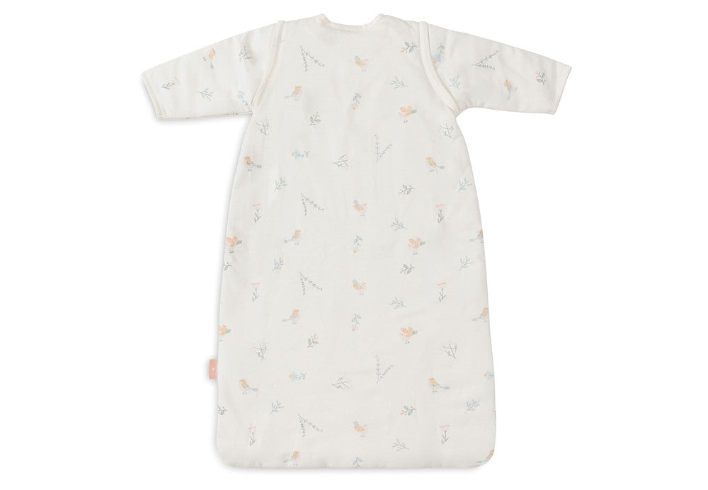 Sovepose med avtagbare ermer 70 cm Lovely Birds bakside