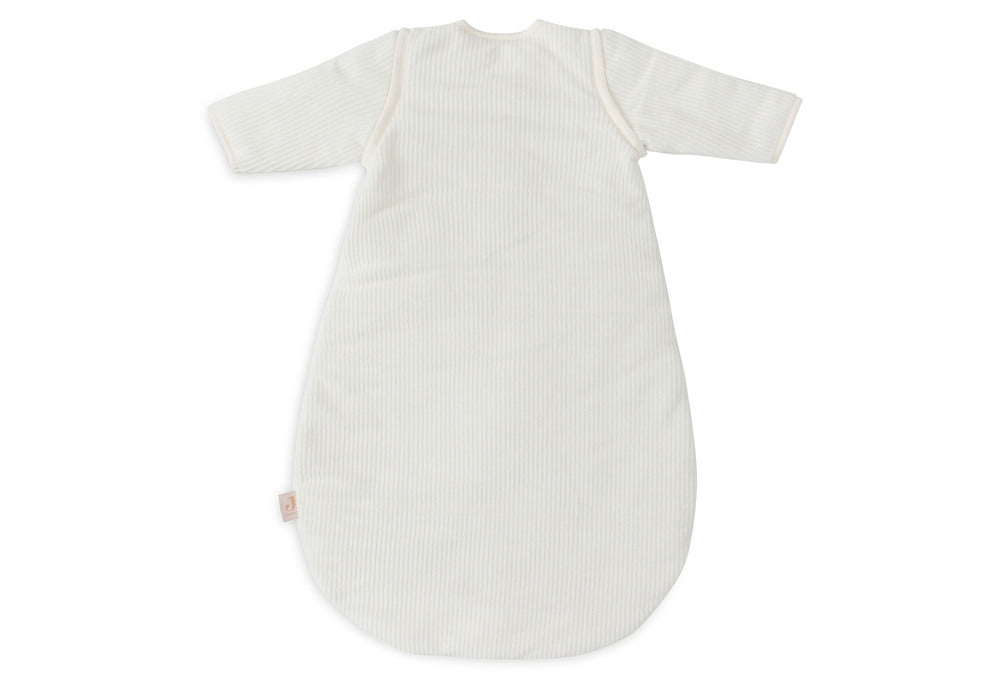 Sovepose med avtagbare ermer 90 cm Rib Ivory bakside