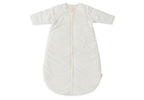 Sovepose med avtagbare ermer 90 cm Rib Ivory forfra