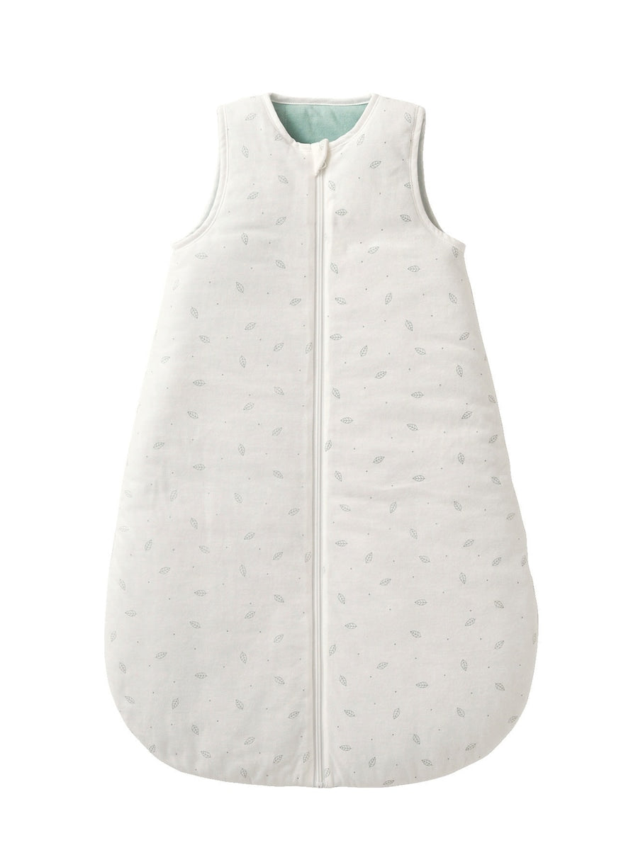 Detalj av stoff og glidelås på Sovepose baby DREAMY