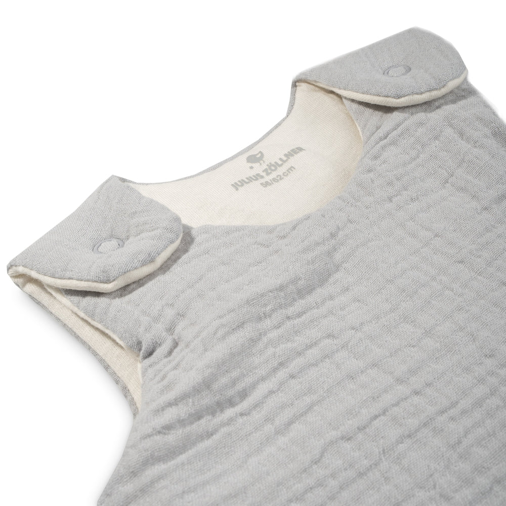 Detalj av Sovepose for baby musselin grå str. 56/62 2.5 TOG - Zöllner materiale