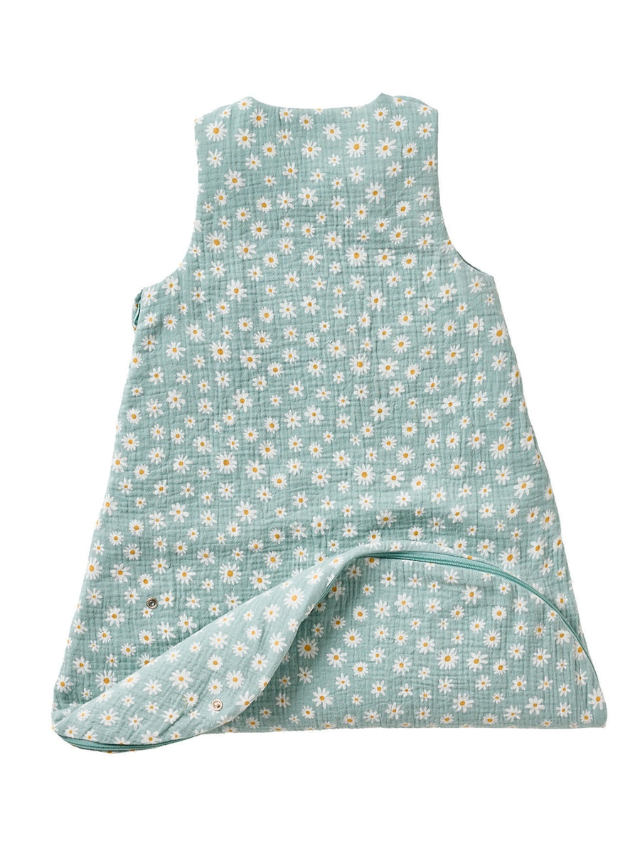 Sovepose baby sommer musselin blomstermotiv TOG 1 i bruk
