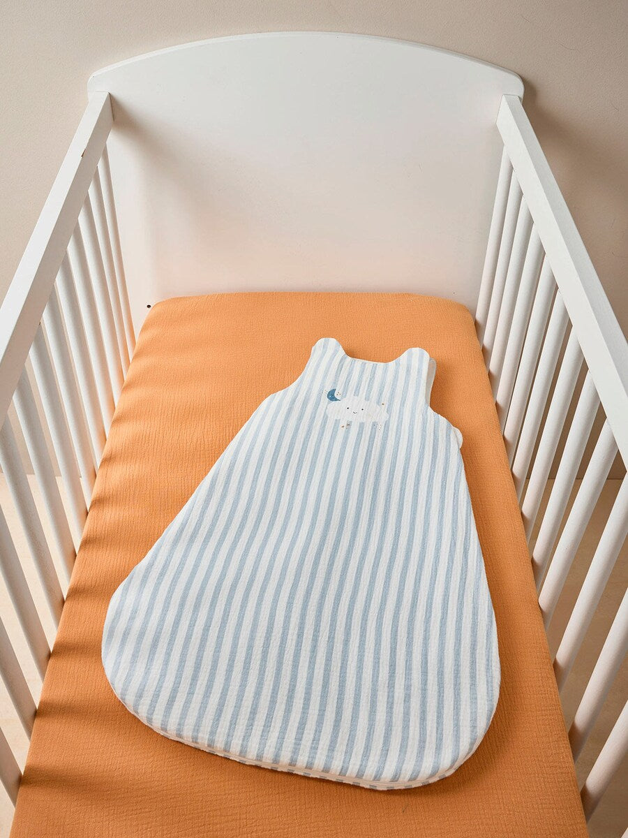Detalj av mønster på Sovepose baby sommer musselin TOG 1