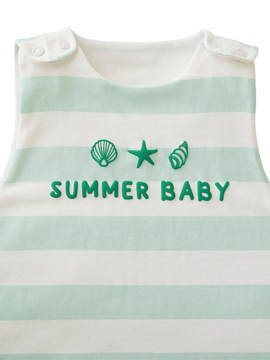 Sovepose baby sommer SUNNY BABY bomull TOG 1 foldet
