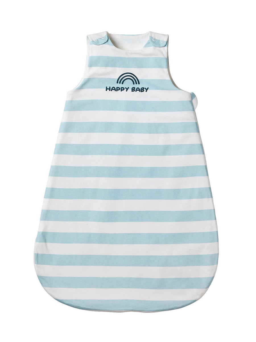 Sovepose baby sommer SUNNY BABY bomull TOG 1 montert på baby