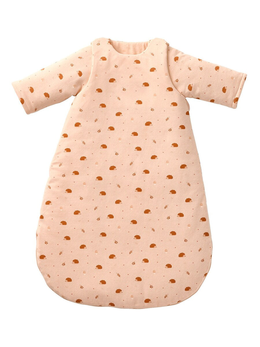 Sovepose baby med avtagbare ermer økologisk bomull TOG 3 forfra