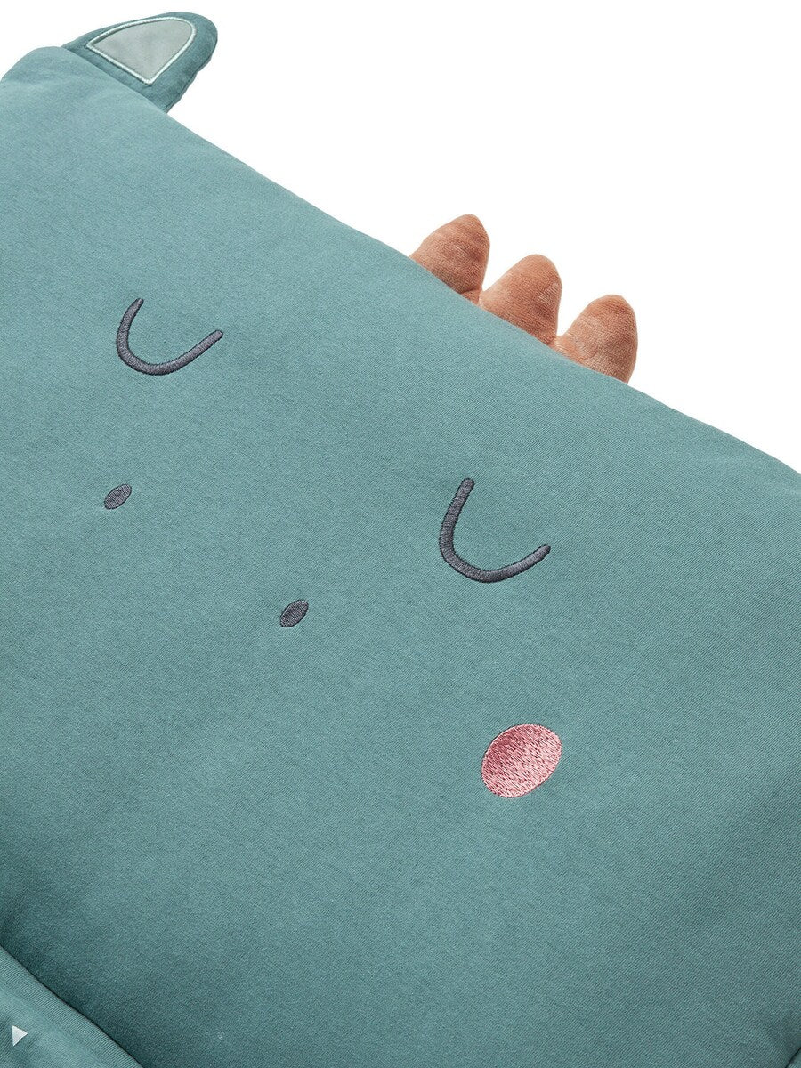 Detalj av drageprint på Sovepose for barn DRACHE jersey 70x160 cm bomull