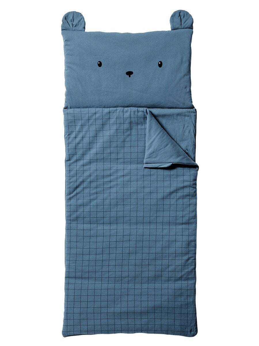 Sovepose for barn TEDDY jersey bomull 70x160 cm bakside