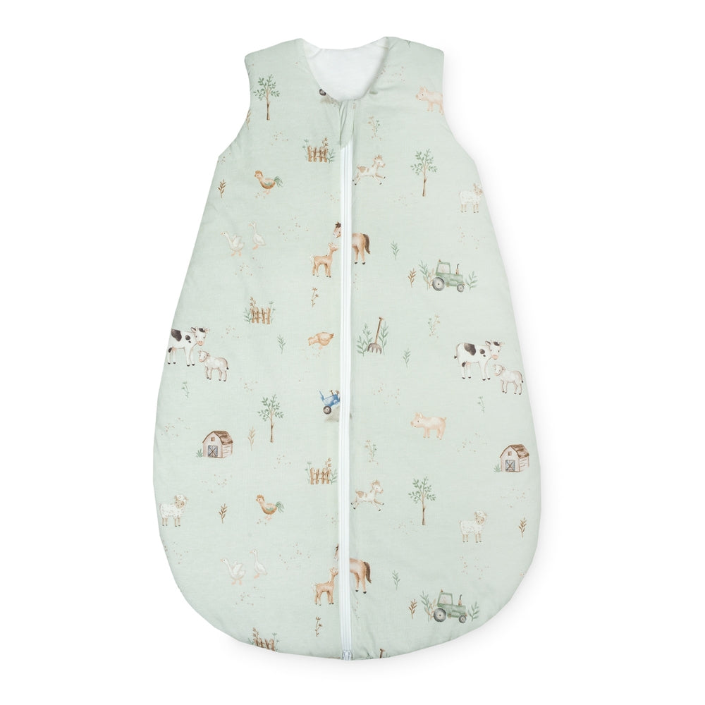Sovepose jersey bomull Farm 90 cm OEKO-TEX forfra