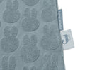 Detalj av sovepose jersey frotté 110 cm Miffy Jacquard Sea Green