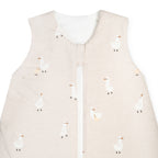 Detalj av glidelås på Sovepose jersey Little Goose 90 cm OEKO-TEX