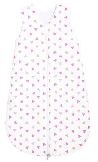 Sovepose jersey med trekanter rosa 90 cm - Odenwälder forfra
