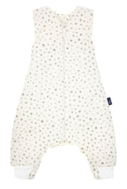 Sovepose med ben Light 100 cm aqua dot foran