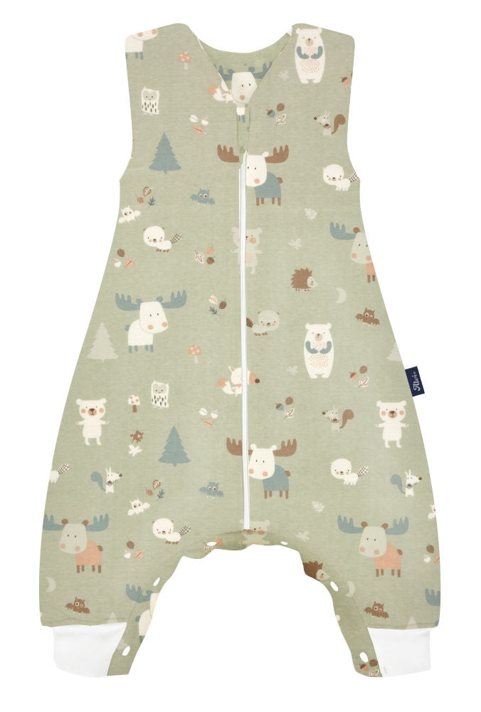Sovepose med ben Light 100 cm baby forest forfra