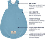 Sovepose for baby i musselin 50/56 dune - Zöllner bakside