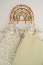 Sovepose musselin lime str 62 68 2.5 TOG bomull innsiden