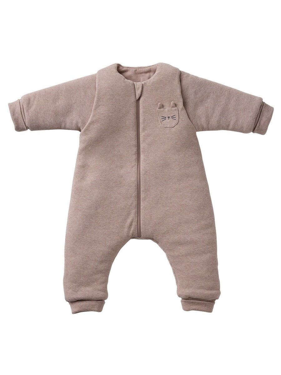 Sovepose og overall for baby med avtagbare ermer TOG 3 forfra