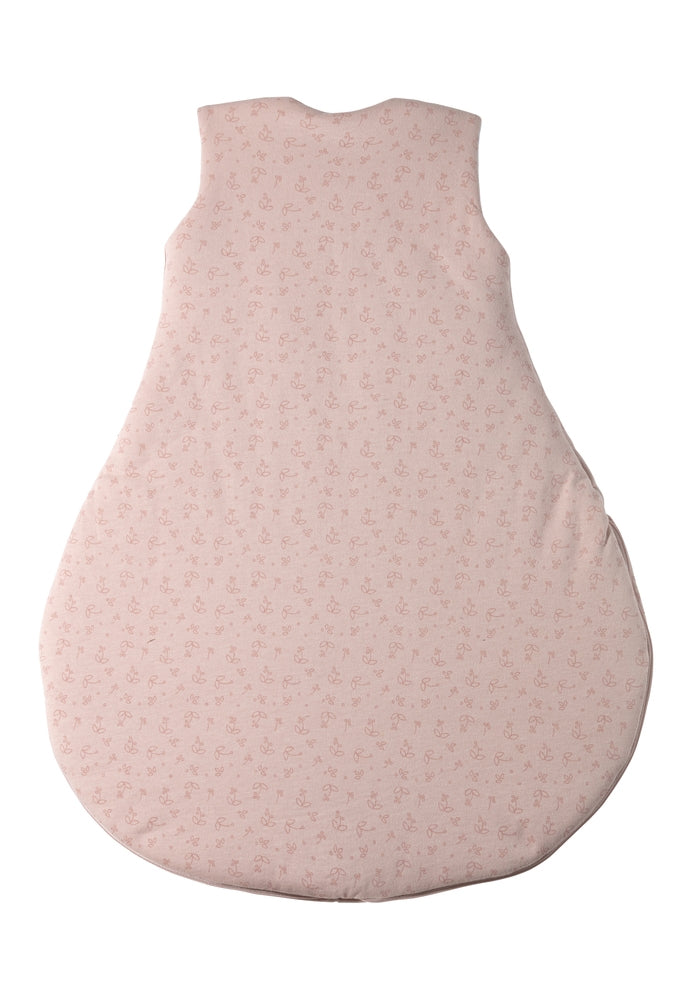 Sovepose rosa str. 62/68 med toveis glidelås Sterntaler bakside