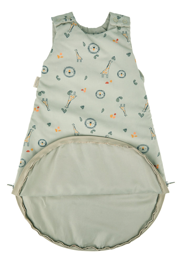 Detalj av Sovepose Safari for baby 50/56 cm Hydrocool glidelås