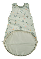 Detalj av Sovepose Safari for baby 50/56 cm Hydrocool glidelås