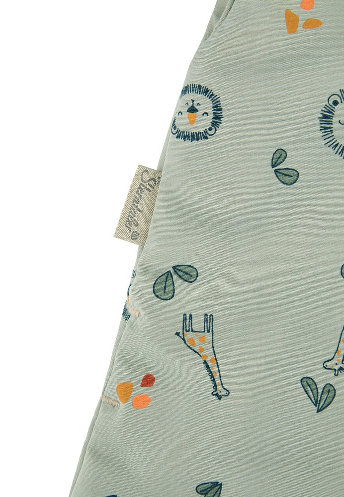 Nærbilde av Sovepose Safari for baby 50/56 cm Hydrocool materiale