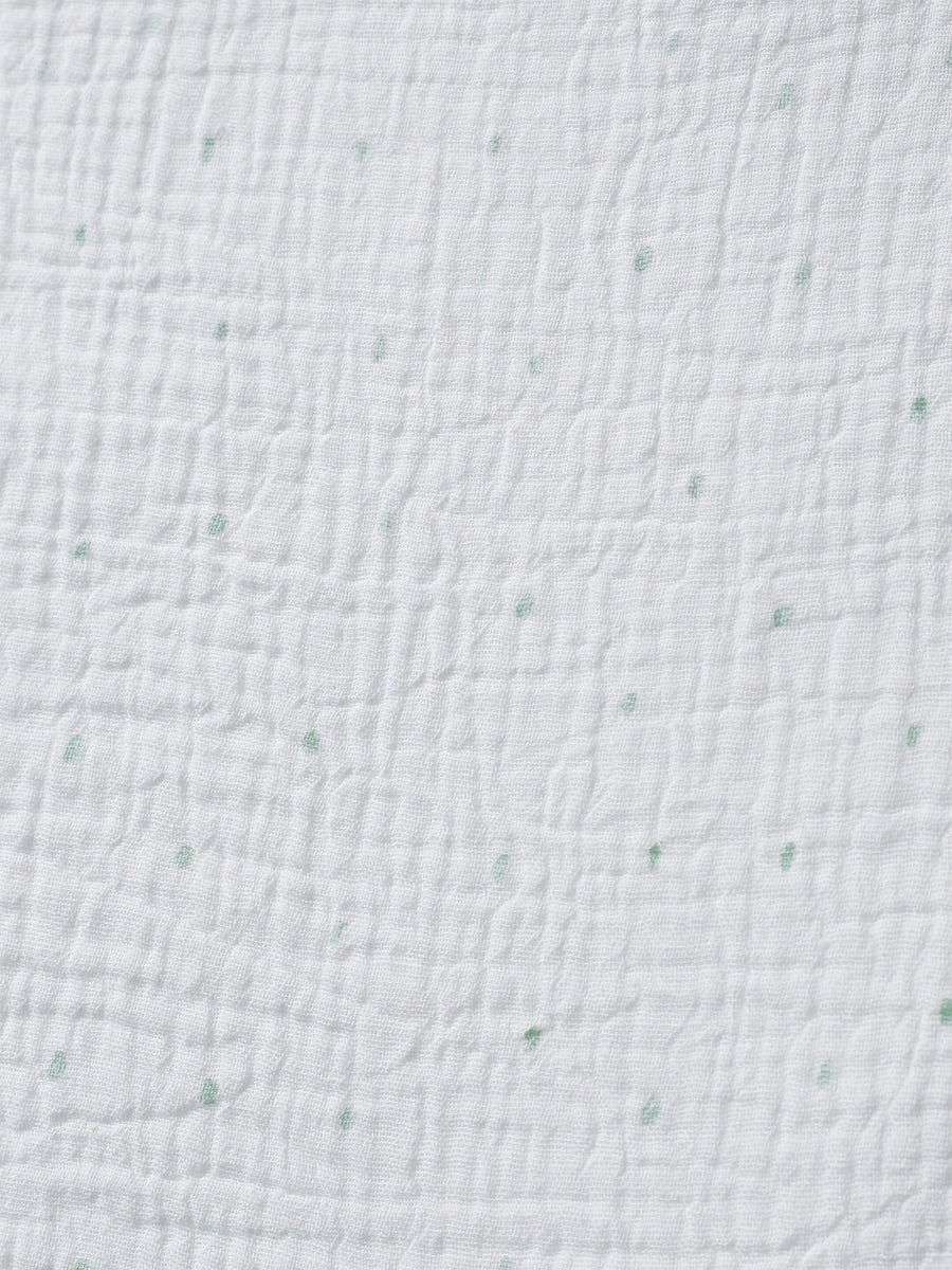 Detaljbilde av Sovepose sommer baby KAKTUS med broderte kaktusdetaljer