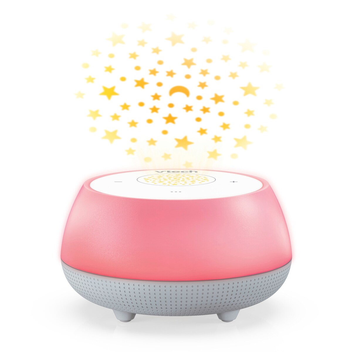 Søvntrener med nattlys og takprojektor, Bluetooth bakside