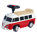 Sparkebil Bobby Car Baby VW T1 i rød - BIG sett forfra