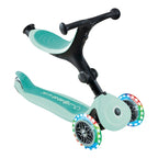 Montert Sparkesykkel 3-i-1 Go-Up Active 360 med lyshjul i bruk