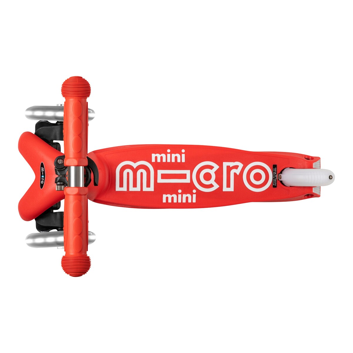 Sparkesykkel Mini Micro Deluxe LED fra 2 år bakside