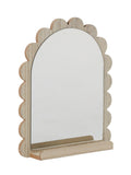 Speil med hylle FESTON til barnerom 31x26 cm MDF forfra
