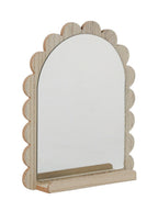 Speil med hylle FESTON til barnerom 31x26 cm MDF forfra