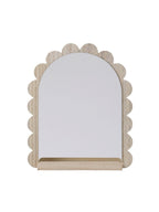 Speil med hylle FESTON til barnerom 31x26 cm MDF bakside med veggfeste